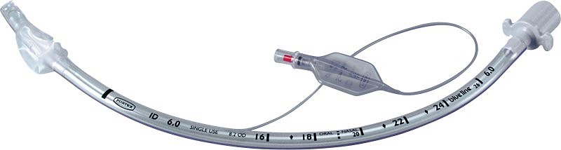 Portex, trachealtube med cuff, Murphy, steril, 6 mm