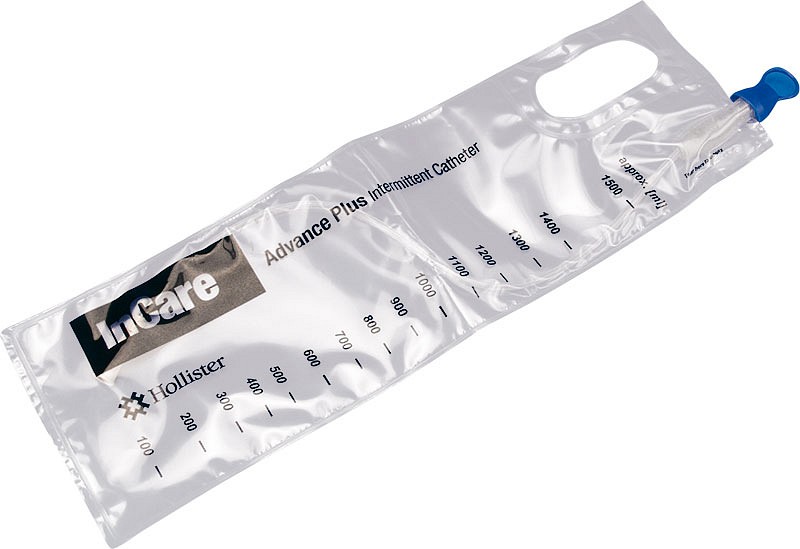 Advance Plus, Nelatonkateter 40cm, prælubrikeret, m. pose,steril, ch 12