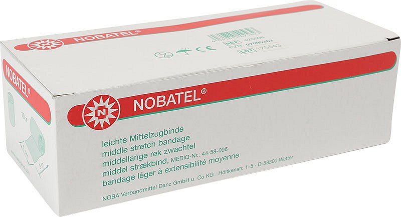 Nobatel, idealbind, 49% bomuld, 51% polyamid, stræk. 80%, 6 cm x 5 m