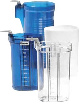 Serres, sugeglas, transparent, rund, 3000 ml