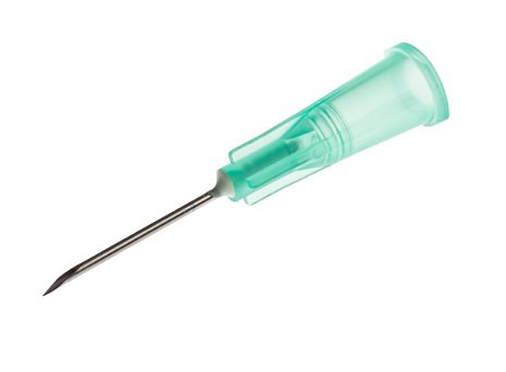 Microlance 3, kanyle, grøn, steril, 21G x 5/8in, 0,8 mm x 16 mm