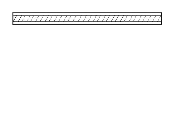 Barrier, slangeholder, velcro, steril, 2,5 cm x 30 cm