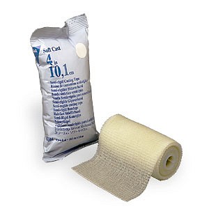 Soft Cast, syntetisk gipsbandage, hvid, 5 cm x 3,6 m