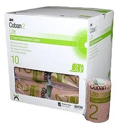 Coban, kompressionsbind Coban 2 Lite, 10 cm x 3,5 m
