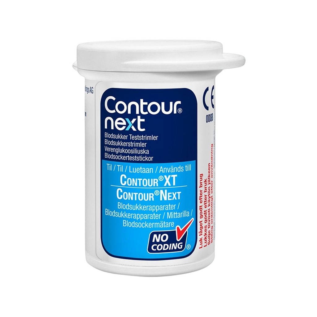 Contour NEXT, teststrimler