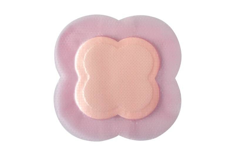 Allevyn LIFE, skumbandage med border,anatomisk formet, steril, 15,4 cm x 15,4 cm