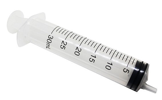 Plastipak, 3-komponentsprøjte, luer, excen. grad/1 ml, steril, 30 ml