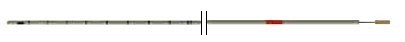 Rüsch ureterkateter m. stilet, 70cm, røntgenfast, ekstra glat, steril, 1 øje, h/v, ch 6
