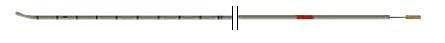 Rüsch ureterkateter m. stilet, 70cm, røntgenfast, bøjet spids,central åbn, steril, ch 5