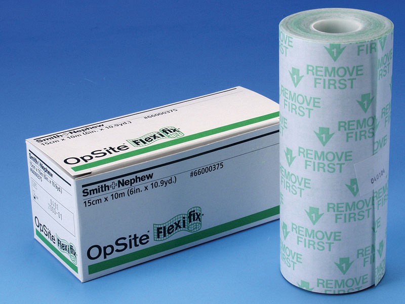 OpSite Flexifix, transparent film på rulle, 15 cm x 10 m
