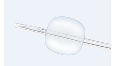 Rüsch Softsimplastic, 2-vejs ballonkat., PVC, 42cm,75ml, Couvelaire, st., ch 18