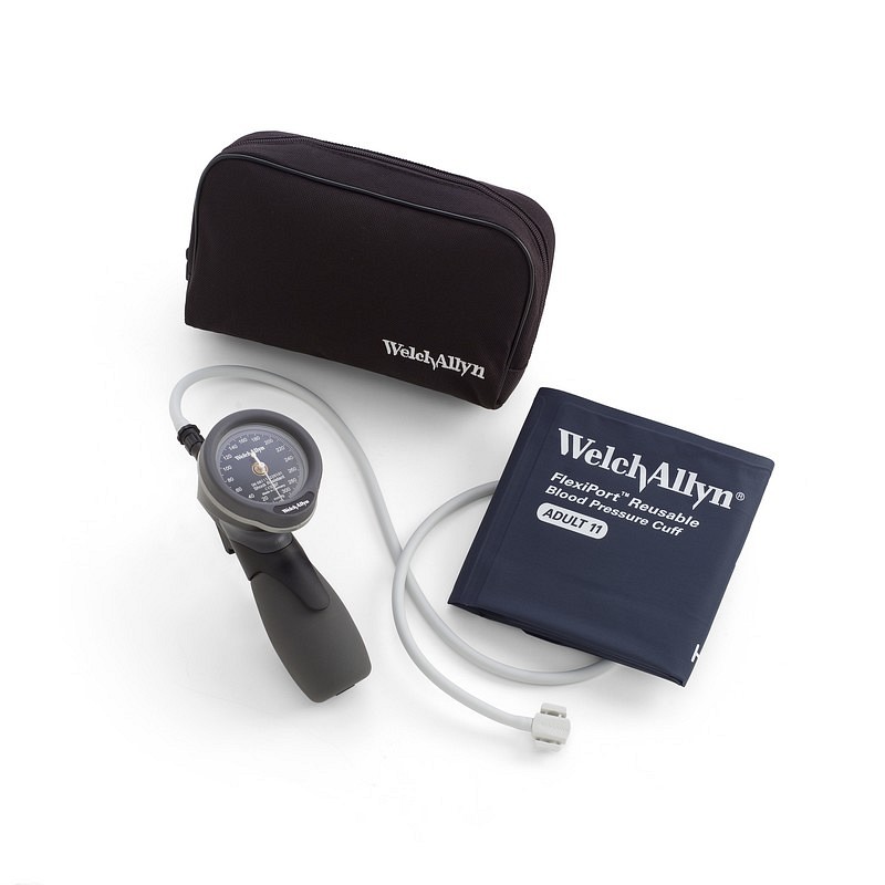 Welch Allyn DuraShock, blodtryksmåler Gold Aneroid med flexiportmanchet