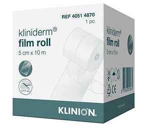 Kliniderm Film, på rulle, 5 cm x 10 m