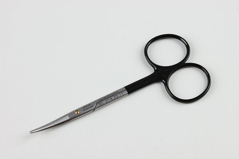Medicon, saks, Baby-Metzenbaum, buet, black line, 11,5 cm