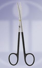 Medicon, saks, Metzenbaum buet, st/st, black line, 18 cm