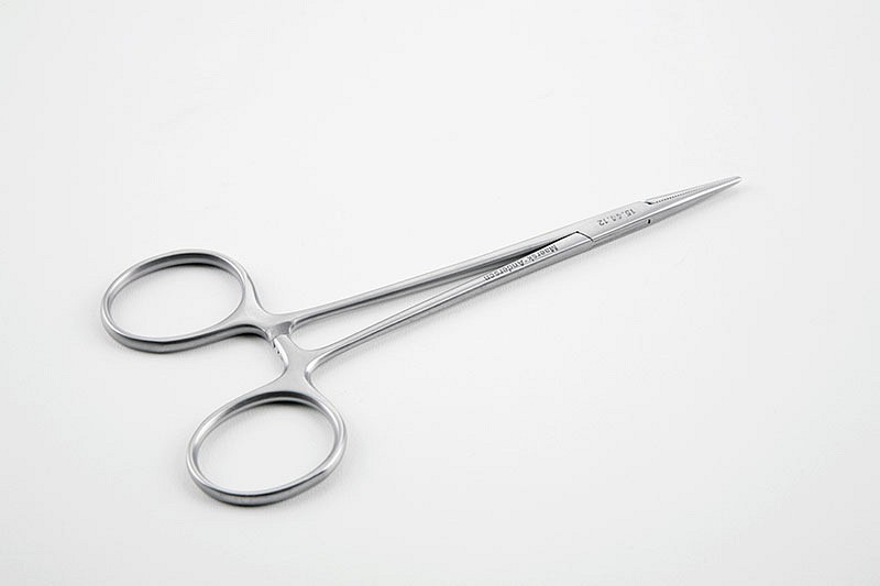 Medicon, arterieklemme, Halsted-Mosquito, lige, 12,5 cm