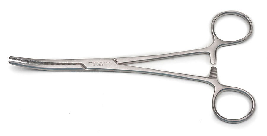 Medicon, arterieklemme, Rochester-Pean, buet, 18 cm