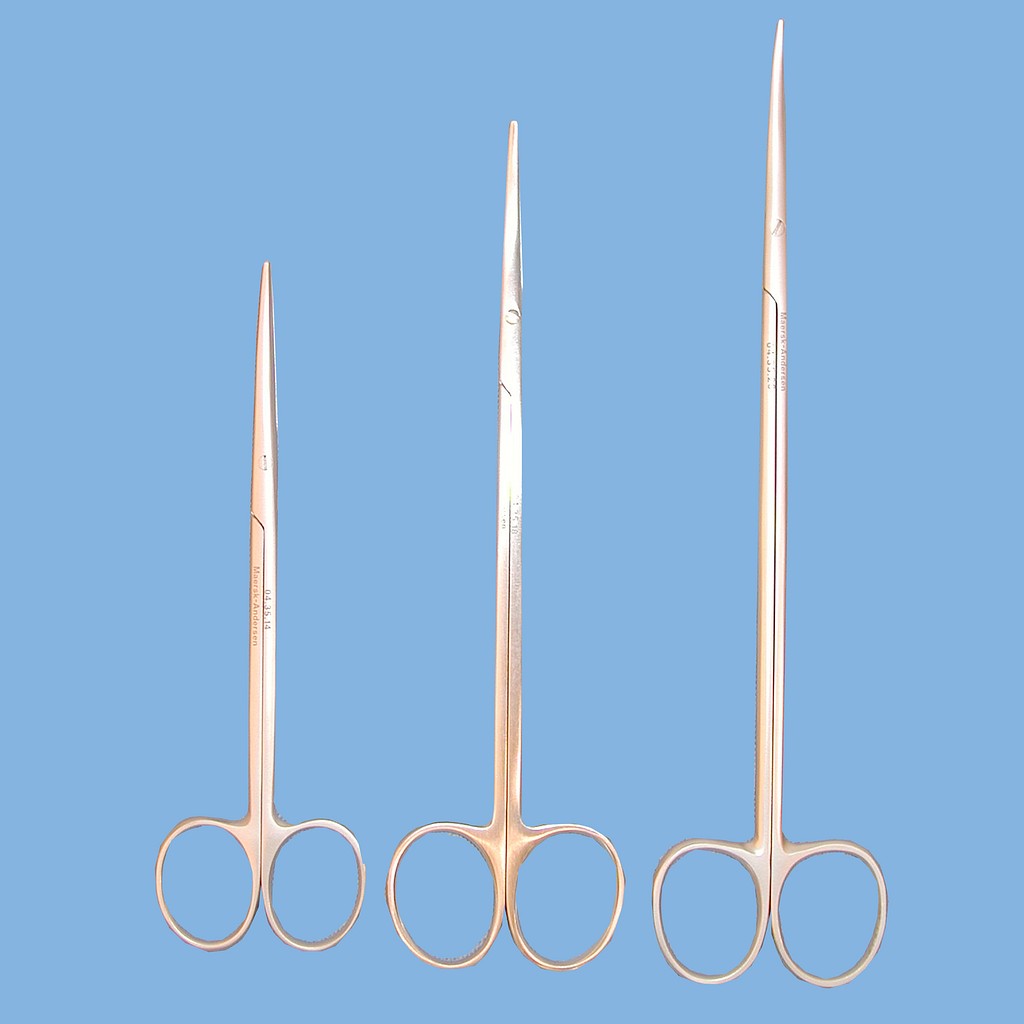 Medicon, saks, Metzenbaum-slim, buet, st/st, 14 cm