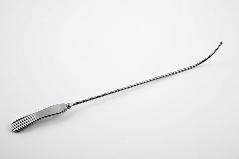 Medicon, uterinsonde, Sims, 32 cm