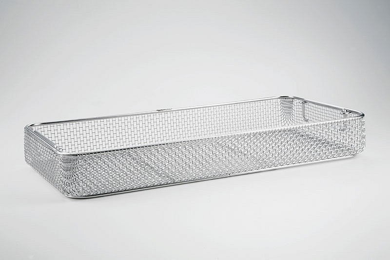 Medicon, trådkurv til instrumenter, 51 cm x 25 cm, 5 cm x 7 cm