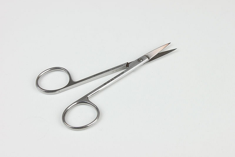 Medicon, iris saks, lige, spids/spids, 10,5 cm