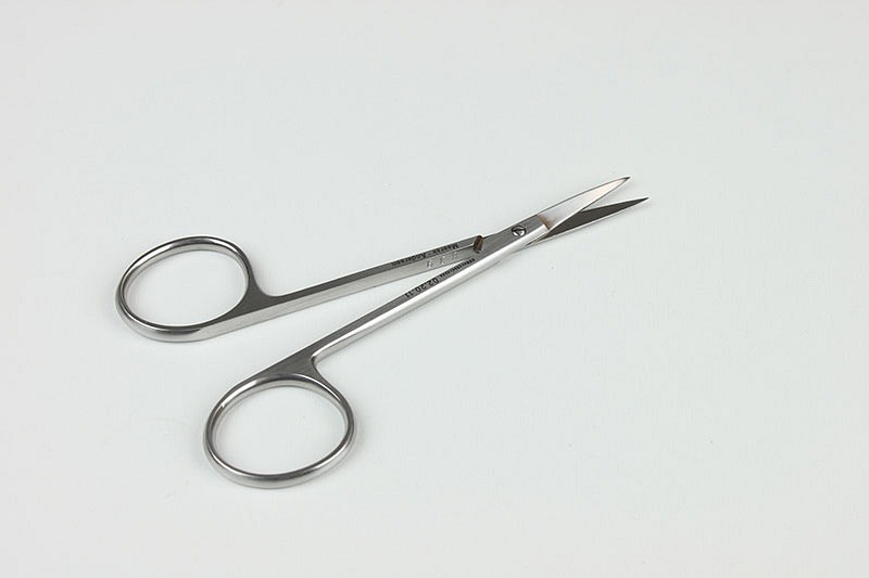 Medicon, iris saks, lige, spids/spids, 11,5 cm