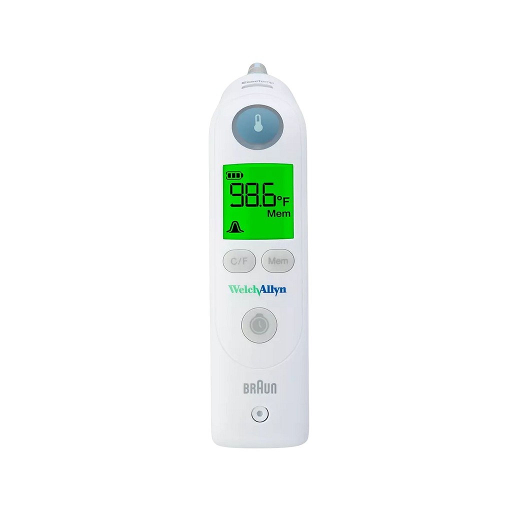 Welch Allyn Braun thermoscan, øretermometer pro 6000 m/basestat. t/1 æske prober