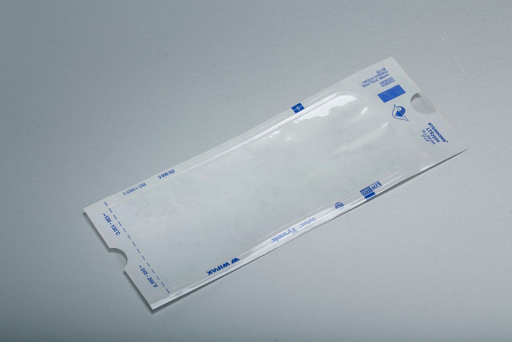 Steriking, Tyvek selvklæbende poser uden fold, 300 mm x 450 mm