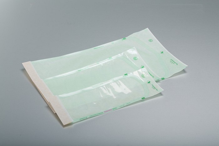 Steriking, selvklæbende autoklaveposer u. fold, 250 mm x 400 mm