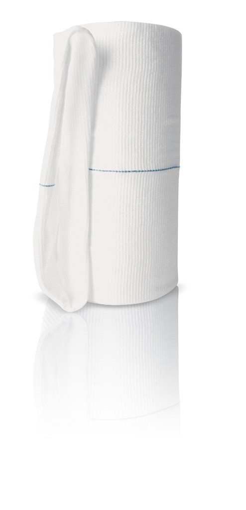Klinifix, rørbandage 2 way stretch, gul, 10,75 cm x 10 m