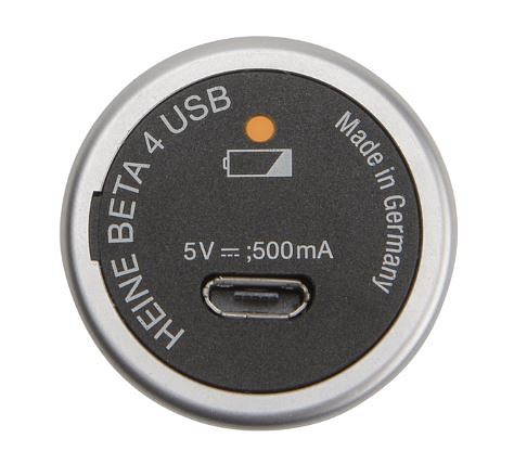 HEINE BETA NT4, Li-ion håndtag 3,5V m/ USB og holder