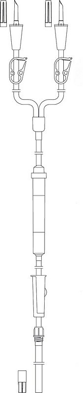 Slangesæt, TUR sæt m dobb. Slange, 225 cm