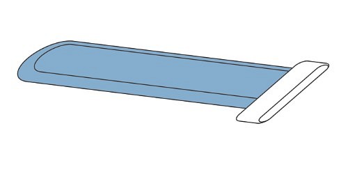 Barrier, Stockinette, sterilt, 22 cm x 75 cm