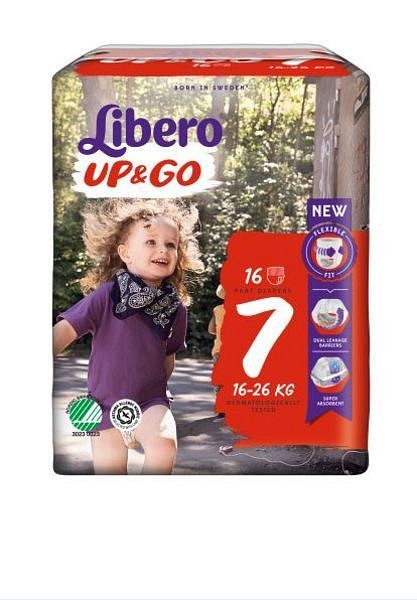 Libero Up&Go bukseble nr. 7, 16-26 kg