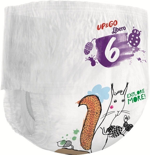 Libero Up&Go bukseble nr. 6, 13-20 kg