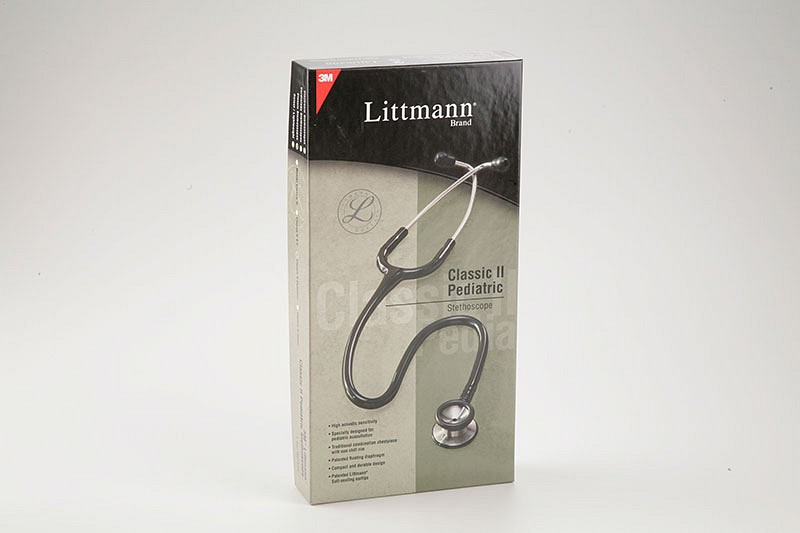 Littmann, dobbelt stetoskop, Classic II pædiatrisk, azurblå