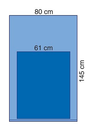 3M, Steri-Drape, Assistancebordpose, steril, 80 cm x 145 cm