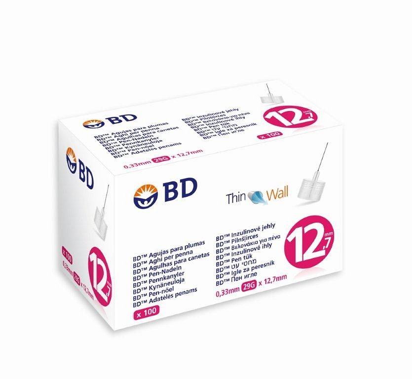 BD, penkanyle, steril, 12,7 mm x 0,33 mm (29G)