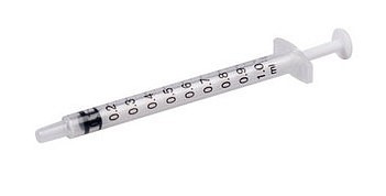 Sol-M, sprøjte, luer, 3-komp. 0,01ml, steril, 1 ml