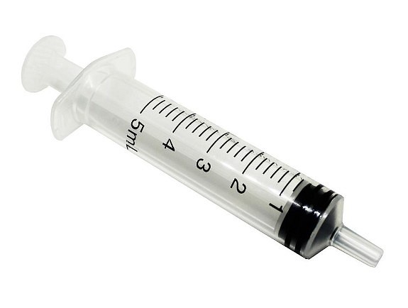 Sol-M, sprøjte, luer, 3-komp., steril, 5 ml