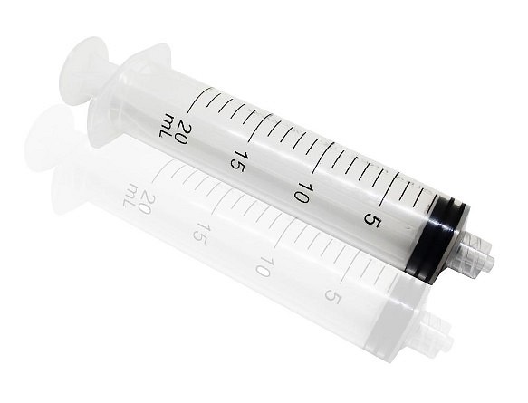 Sol-M, sprøjte, luer lock, 3-komp., steril, 20 ml