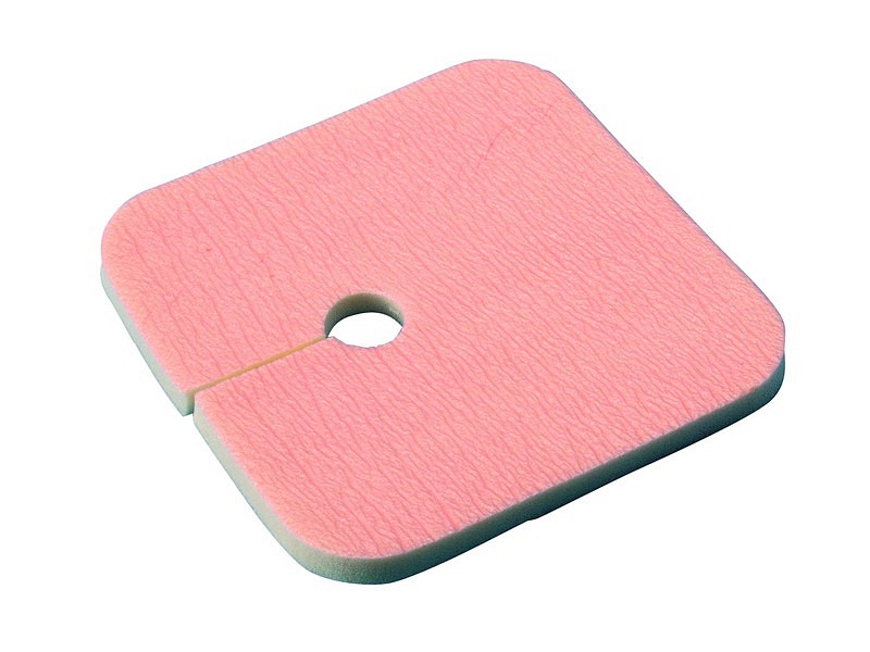 Allevyn tracheostomikompres, tracheostomikompres, med slids, steril, 9 cm x 9 cm