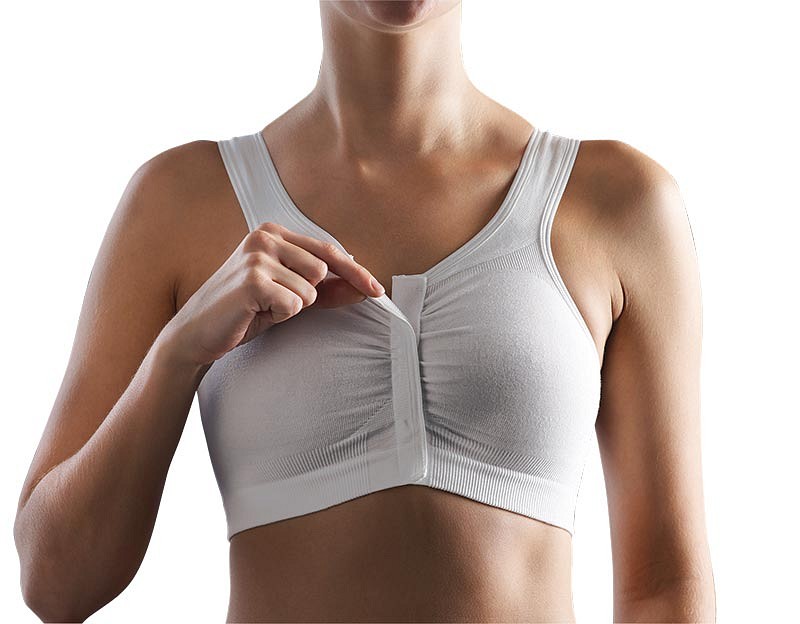 CareFix Post-Op Bra BH, Bianca velcrofrontlukning, hvid, medium