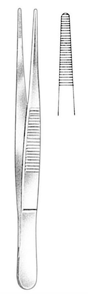 Nopa, pincet, anatomisk, standard, 14 cm