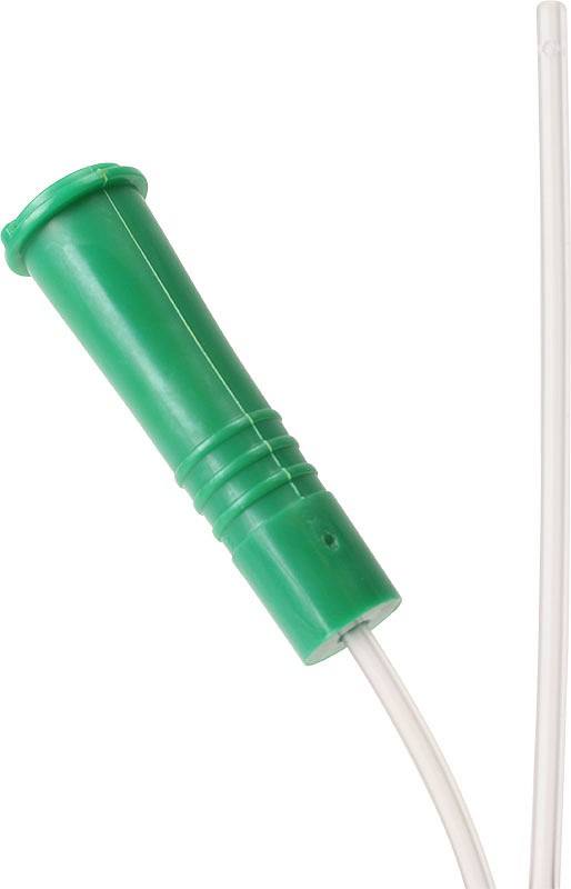 Extrudan, trachealsug, lige, tragt, 33cm, steril, ch 6