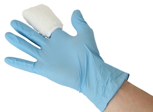 Kliniderm Debride, Debrideringspad, finger, steril, 8 cm x 4 cm