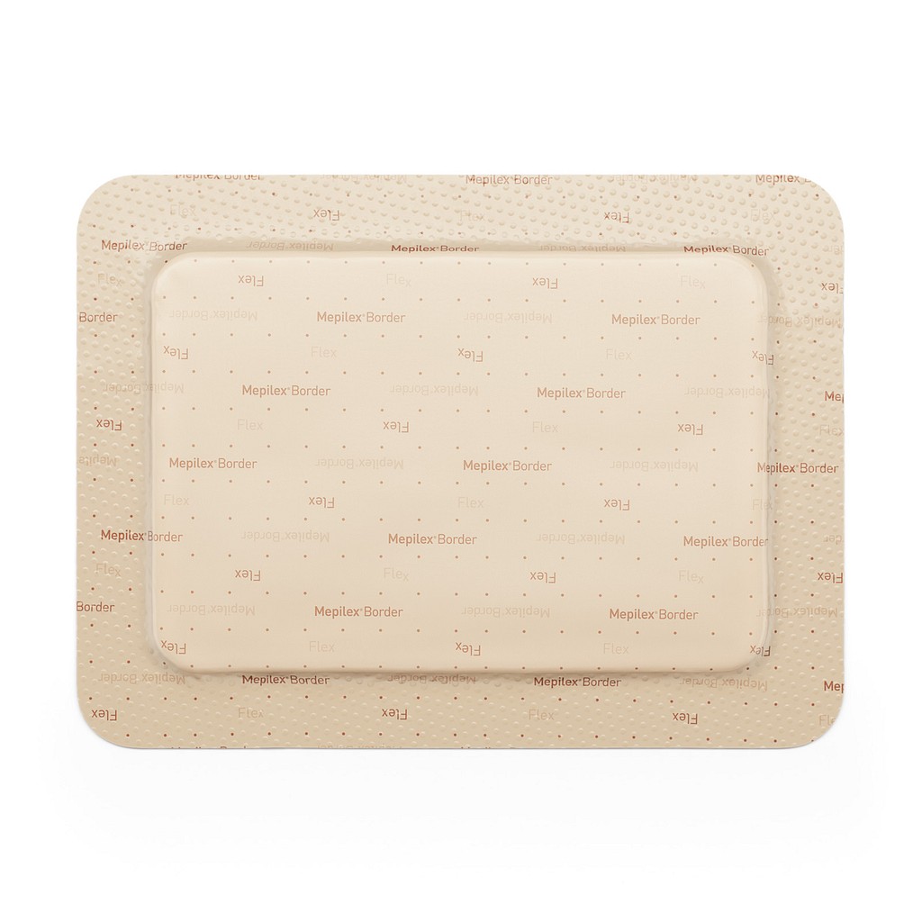 Mepilex Border Flex, fleksibel skumbandage m/border og silikone, steril, 15 cm x 20 cm