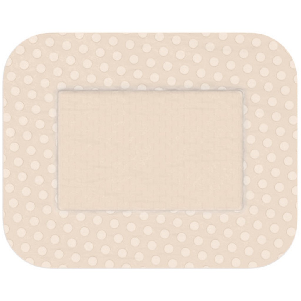 Mepilex Border Flex Lite, fleksibel skumbandage m/border og silikone, steril, 4 cm x 5 cm