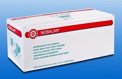 Nobalan, kortstræksbind, 100% bomuld, 6 cm x 5 m