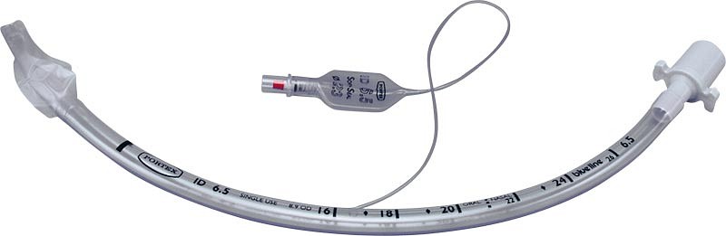 Portex, trachealtube med cuff, Murphy, steril, 6,5 mm